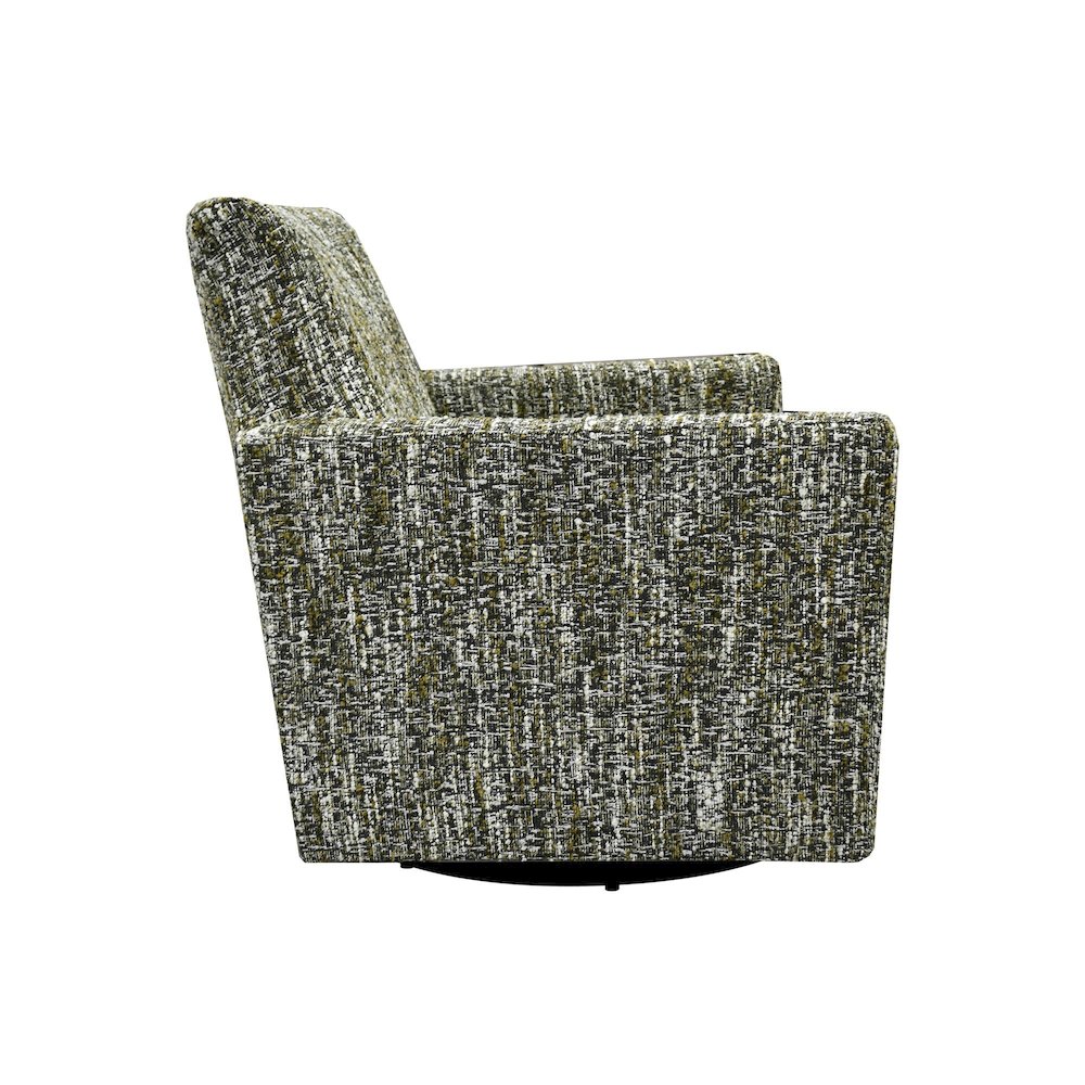 Riley Swivel Club Chair - Paris Green. Picture 7