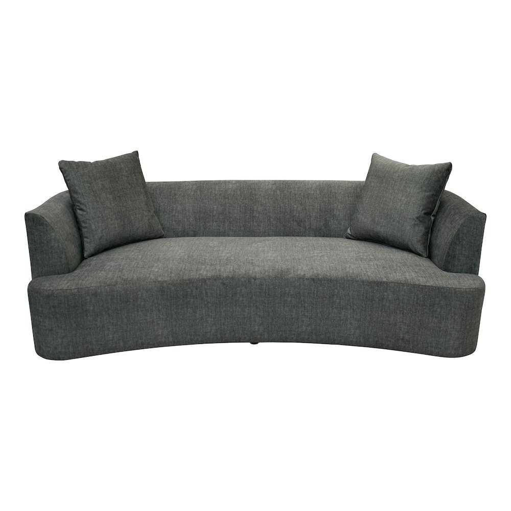 Isabella Sofa - Polished Pewter. Picture 7