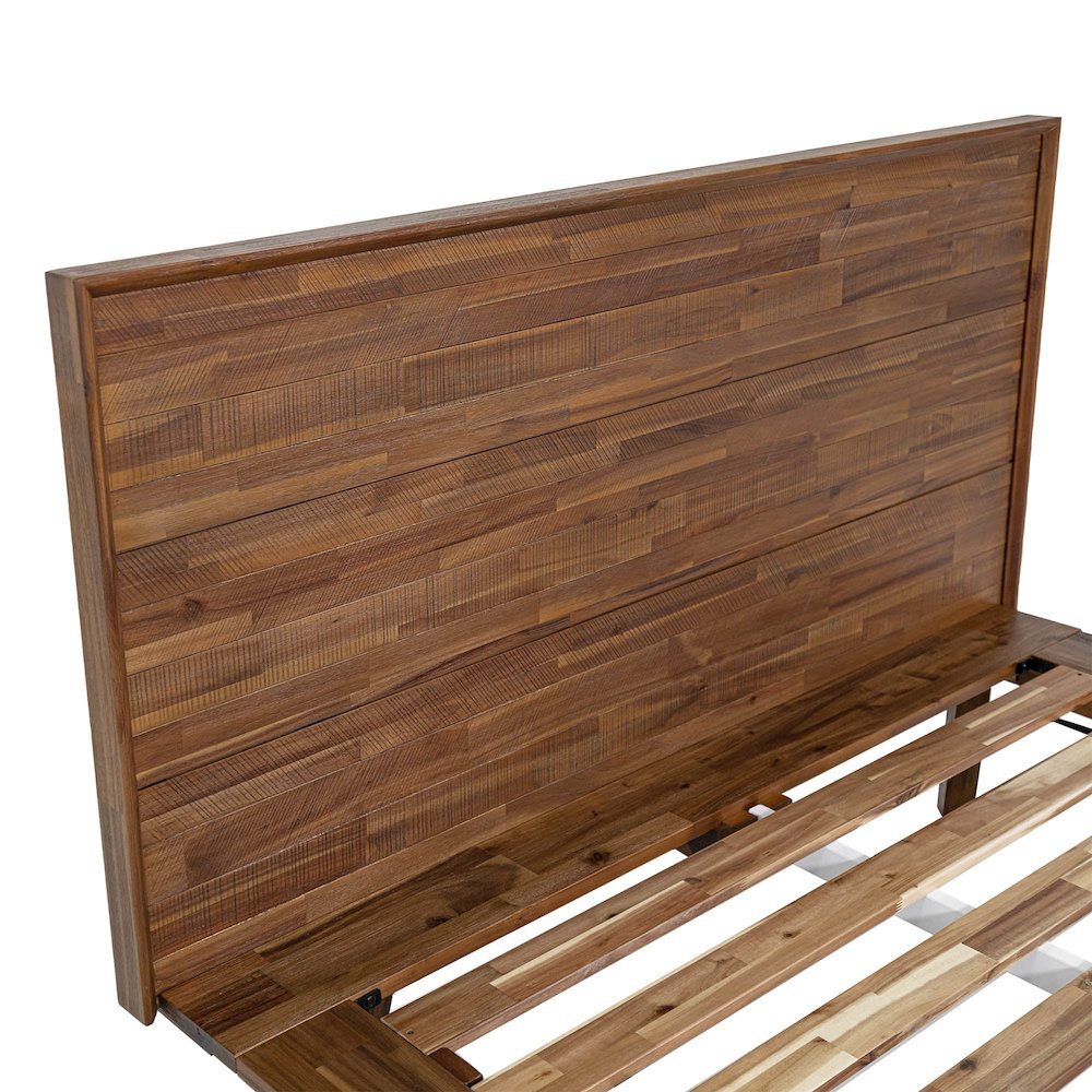 Gia King Bed - Warm Pecan. Picture 9