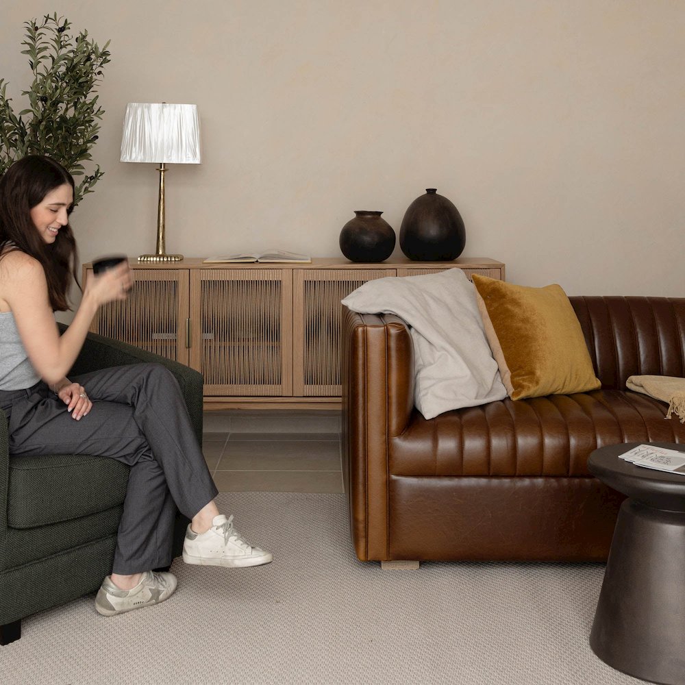 Channel Sofa - Camel Brown. Picture 9