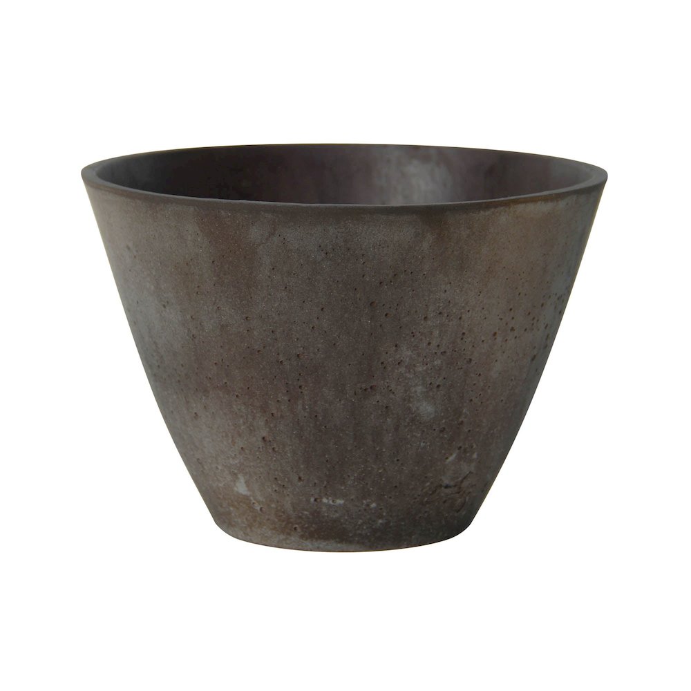 Rustic Conical Bowl - Rustic Brown. Picture 1