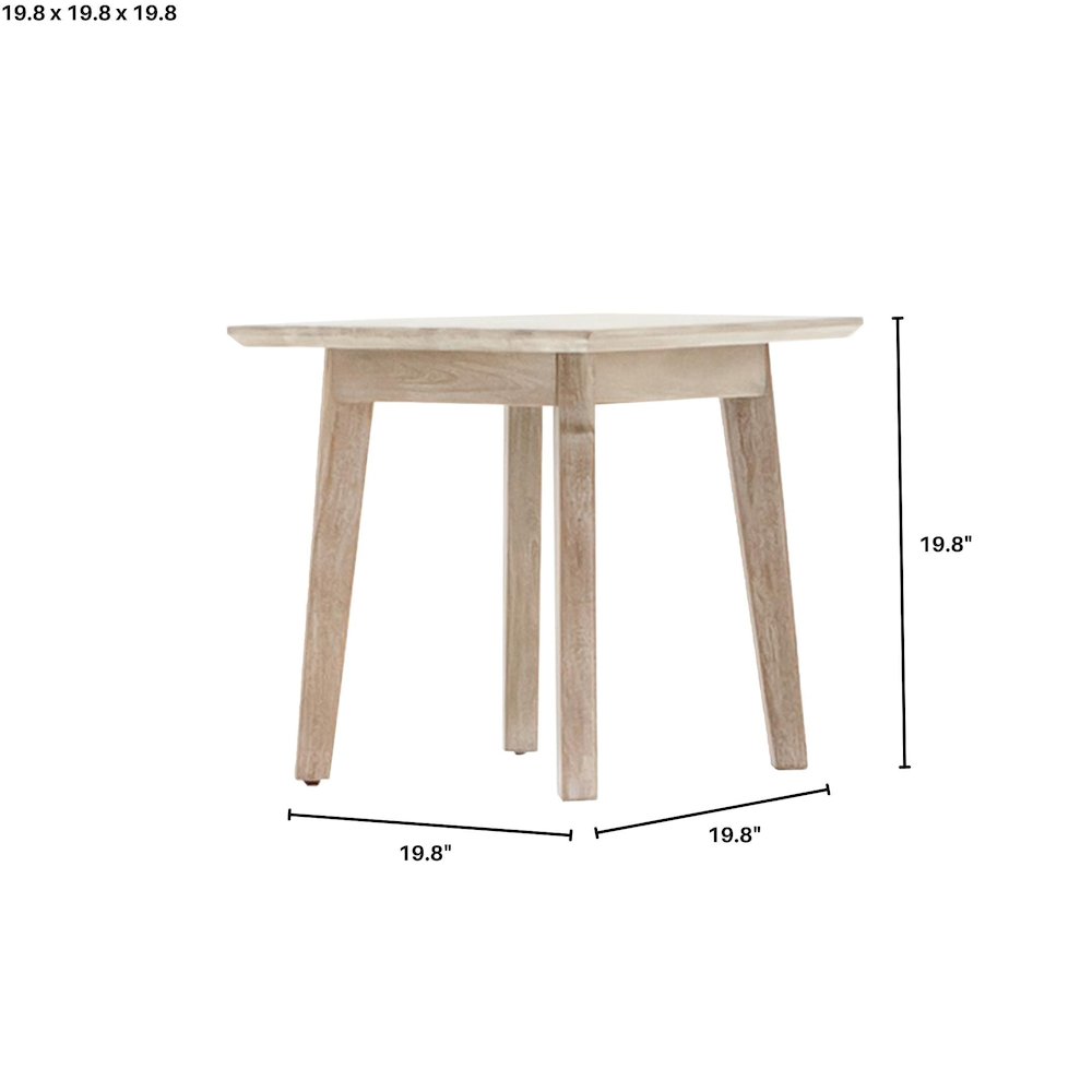 Gia Side Table - Light Driftwood. Picture 5