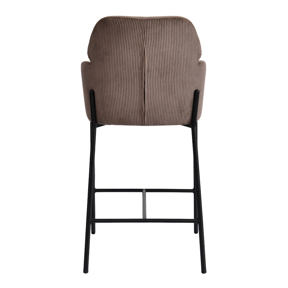 Allegra Counter Stool - Corduroy Brown. Picture 8
