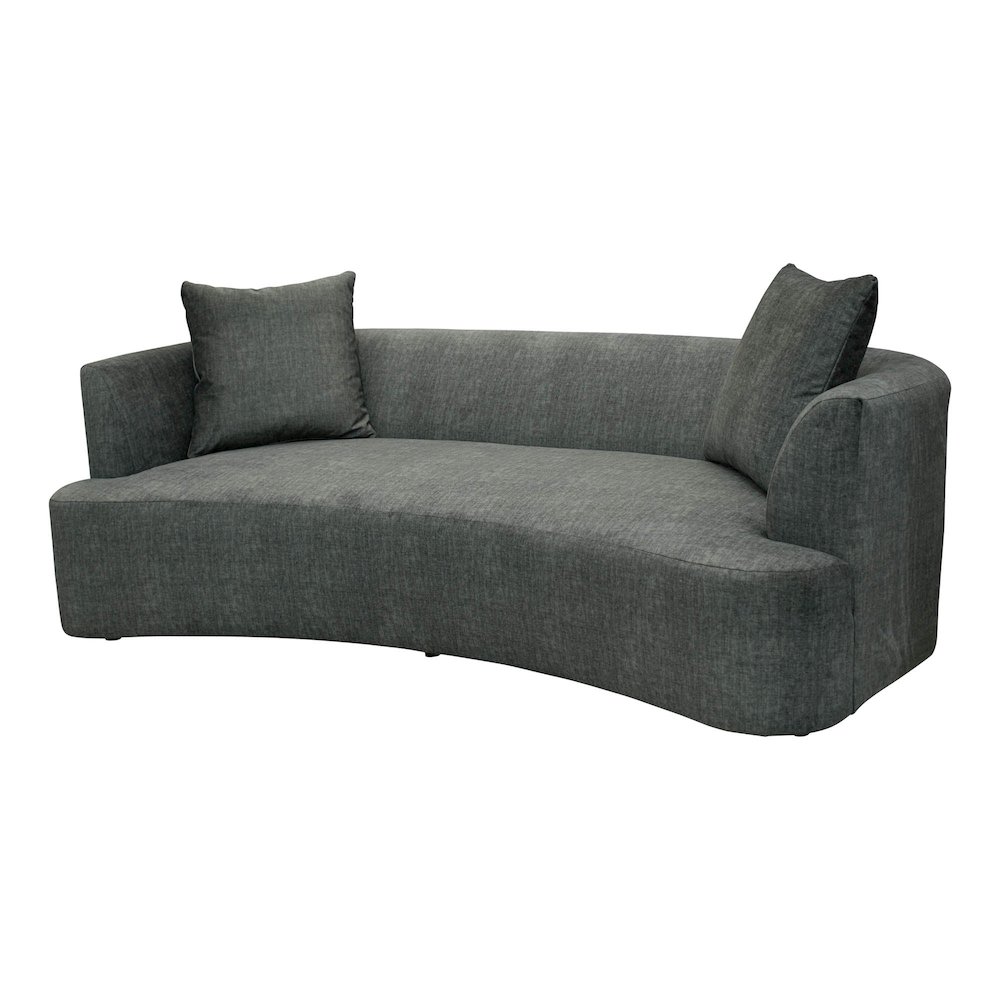 Isabella Sofa - Polished Pewter. Picture 1