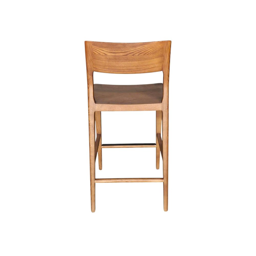 Catania Counter Stool - Warm Brown. Picture 9