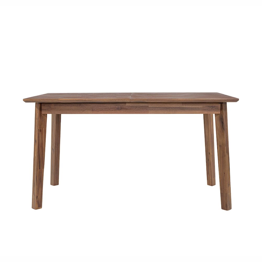 Gia Small Extension Dining Table with Butterfly System 55/71” - Warm Pecan. Picture 4