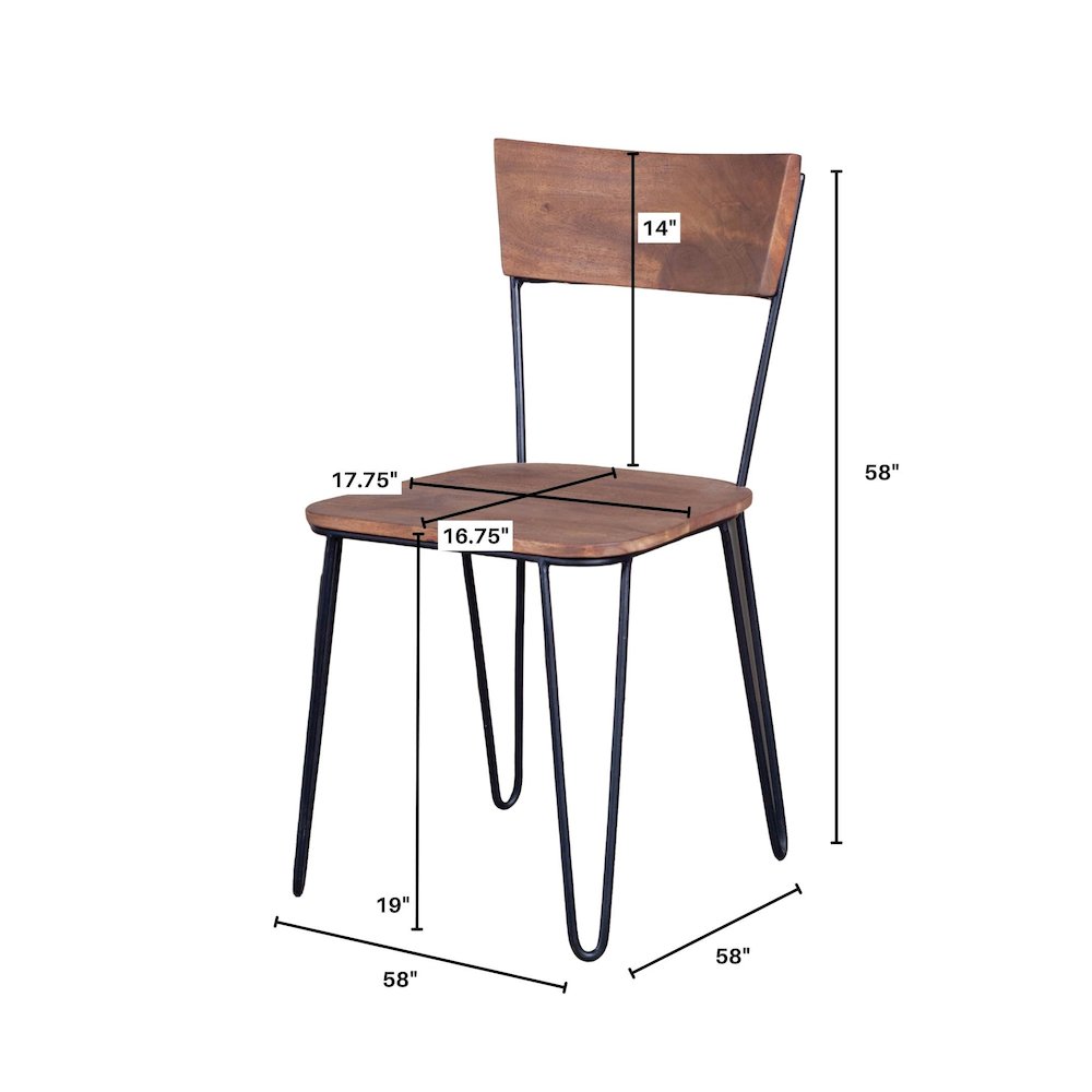 Organic Chair - Matte Brown. Picture 13