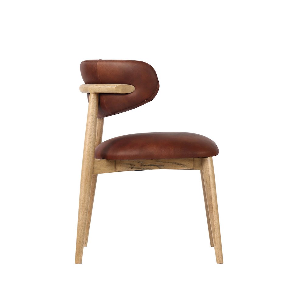 Milo Dining Chair - Tobacco. Picture 5