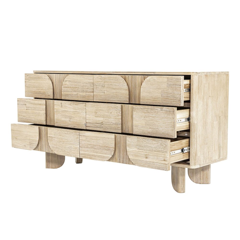 Haru 6 Drawer Dresser. Picture 7