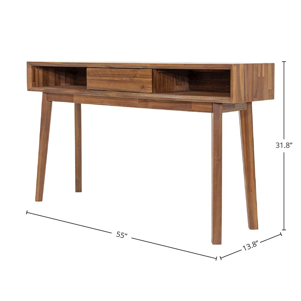 Gia Console Table - Warm Pecan. Picture 3