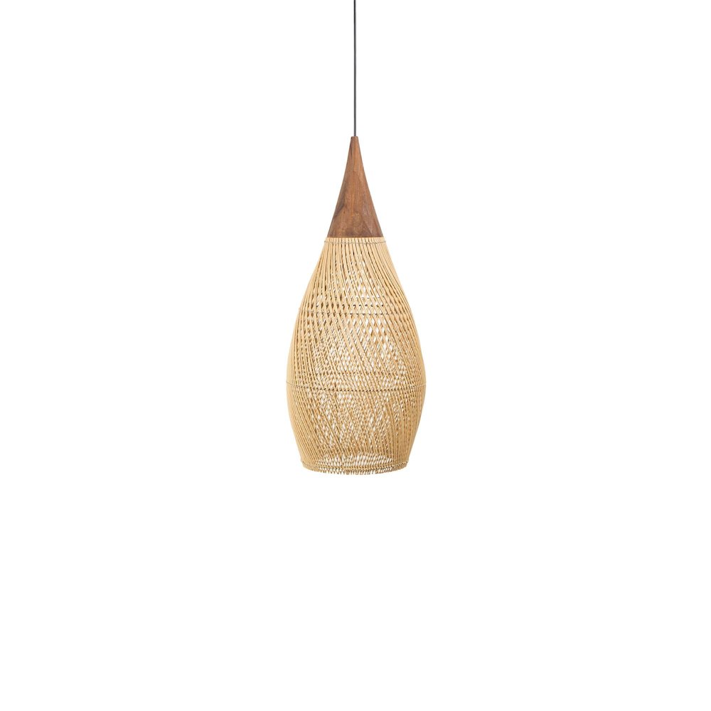 D-Bodhi Horn Pendant Large - Natural. Picture 1