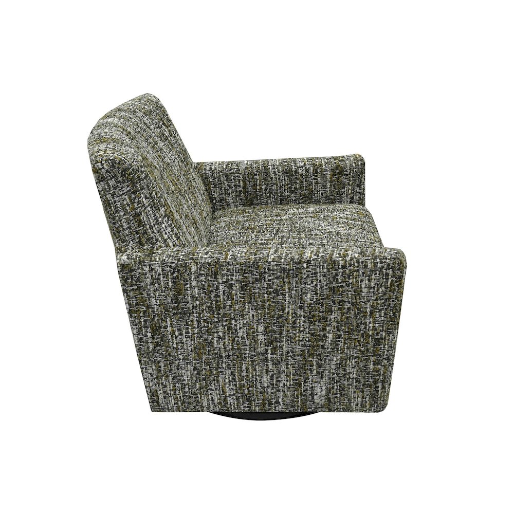 Riley Swivel Club Chair - Paris Green. Picture 8