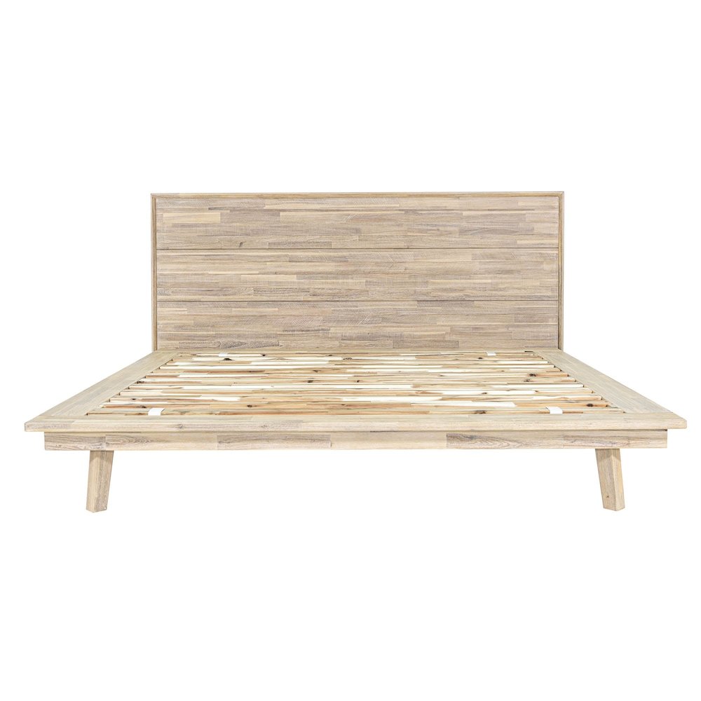 Gia King Bed - Light Driftwood. Picture 5