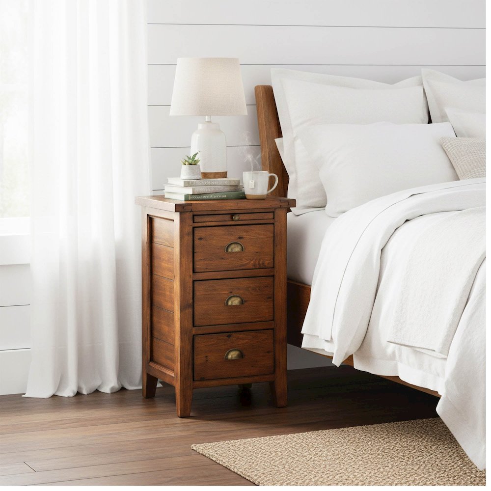 Irish Coast 3 Drw Nightstand - African Dusk. Picture 2