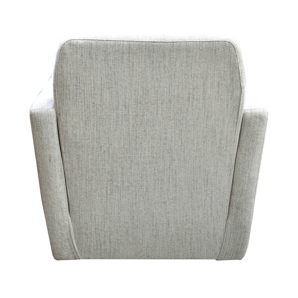 Cooper Swivel Club Chair - Woven Linen. Picture 6