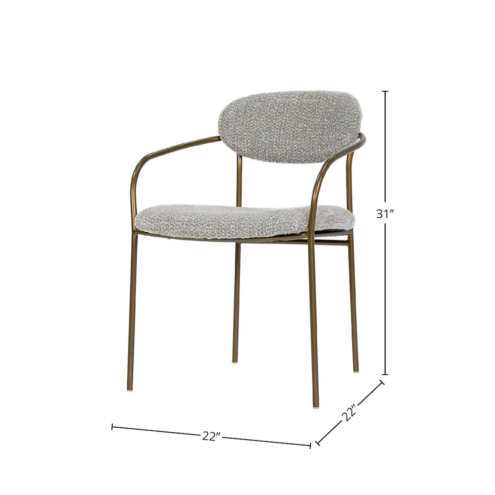 Oasis Arm Dining Chair. Picture 3
