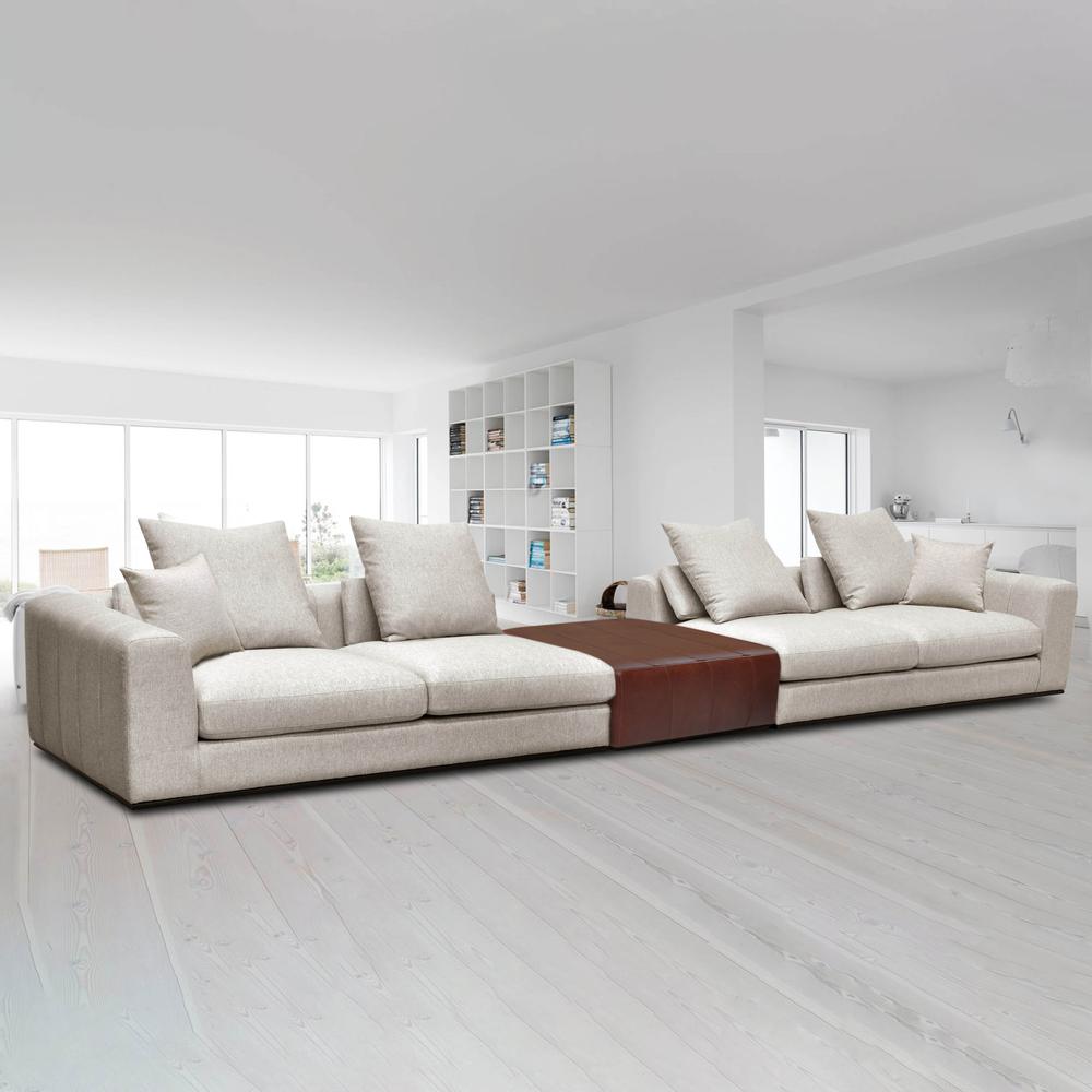 Sullivan Ottoman - Alba Stone. Picture 11