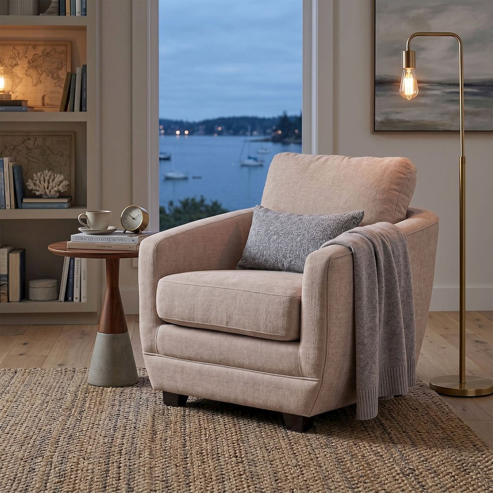 Baltimo Club Chair - Pale Rose (VT). Picture 2