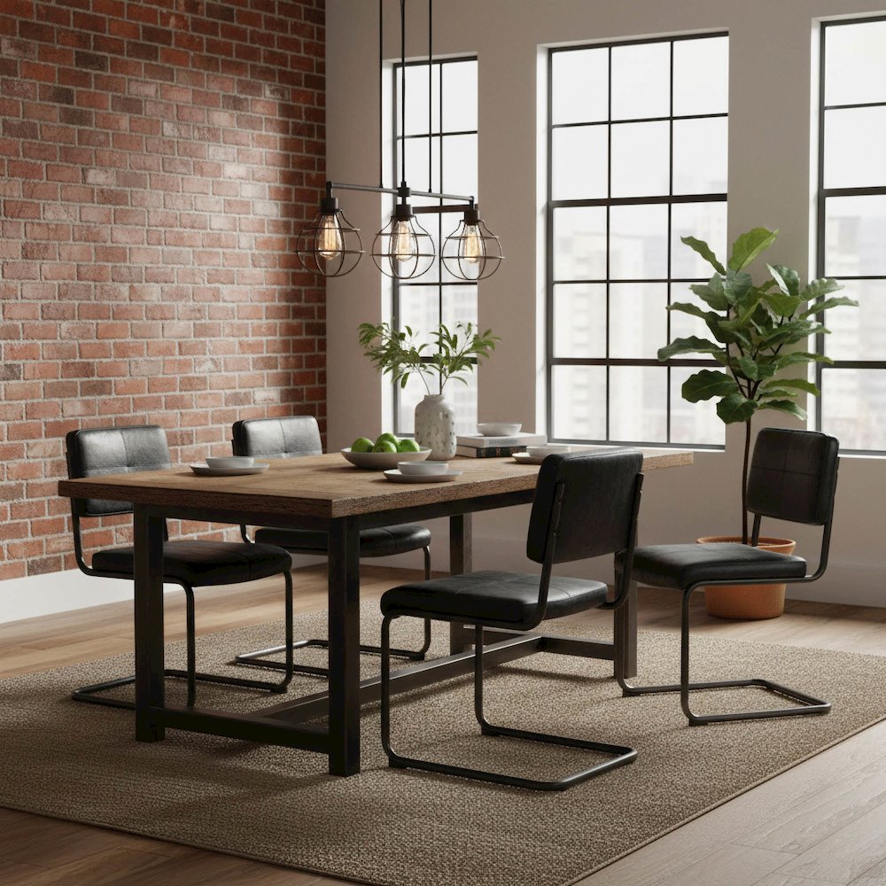 Cobain Dining Chair - Black. Picture 2