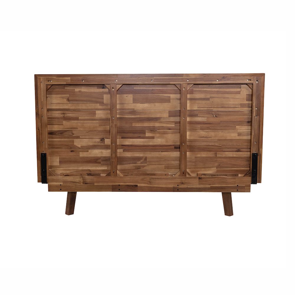 Gia Queen Bed - Warm Pecan. Picture 6