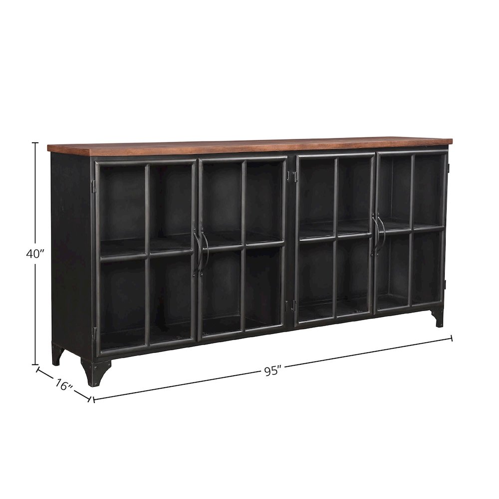 Tradition 4 Door Sideboard. Picture 3