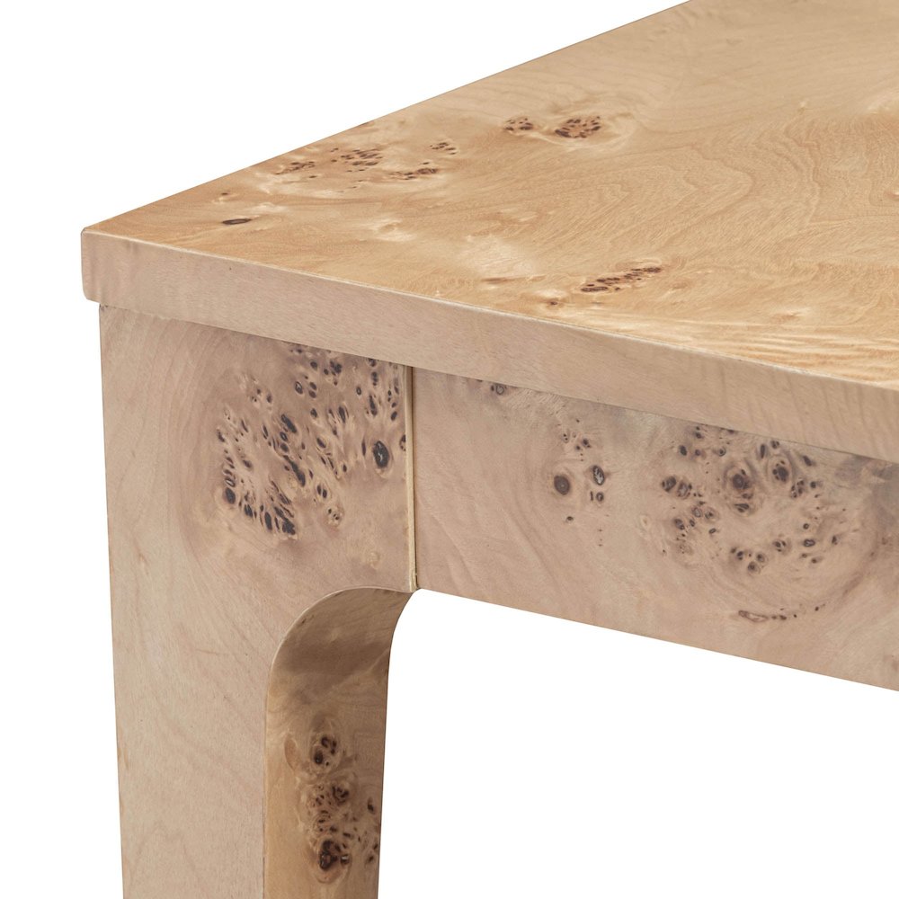 Mappa Side Table - Light Burl. Picture 6
