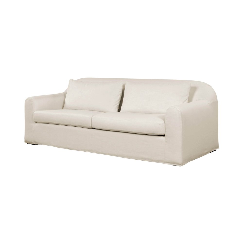 Harper Slipcover Sofa - Linen Ivory. Picture 1