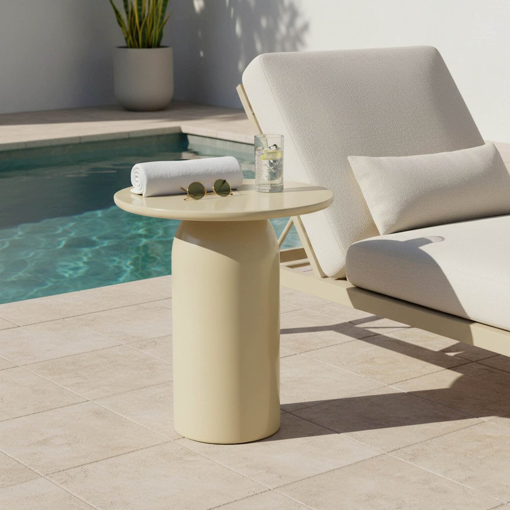 Vision Side Table - Ivory. Picture 11