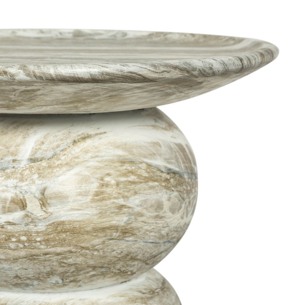 Temple Side Table - Grey Mist. Picture 6