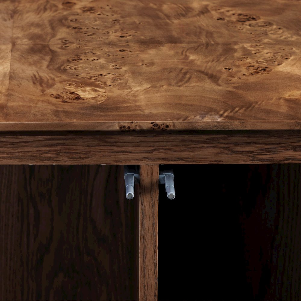 Mappa 3 Door Sideboard - Dark Burl. Picture 6