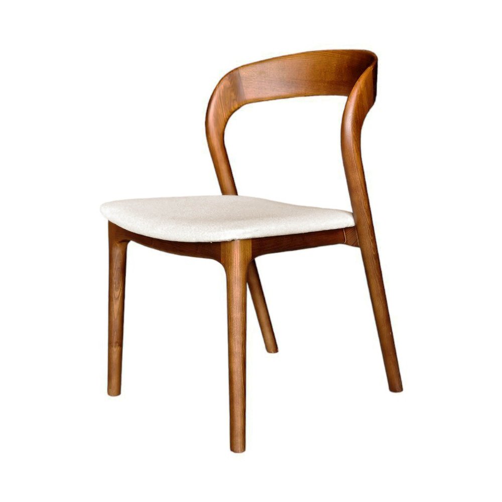 Rotondo Dining Chair - Walnut Frame. Picture 1