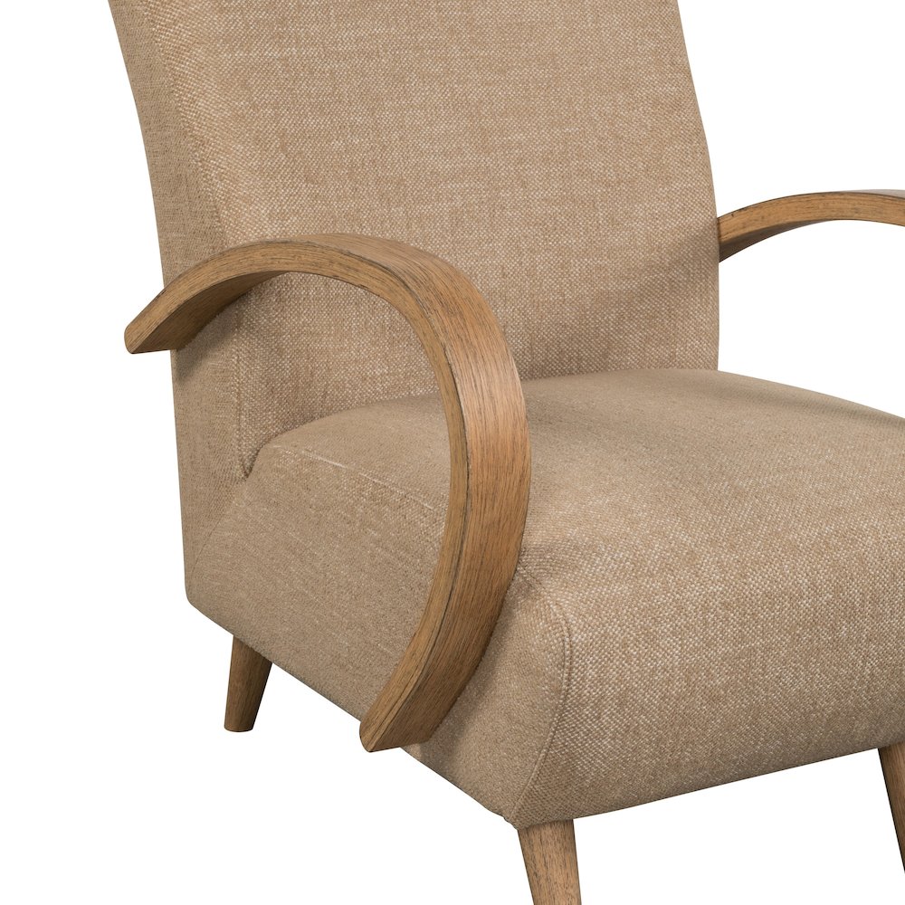 Louis Club Chair - Textured Honey. Picture 7