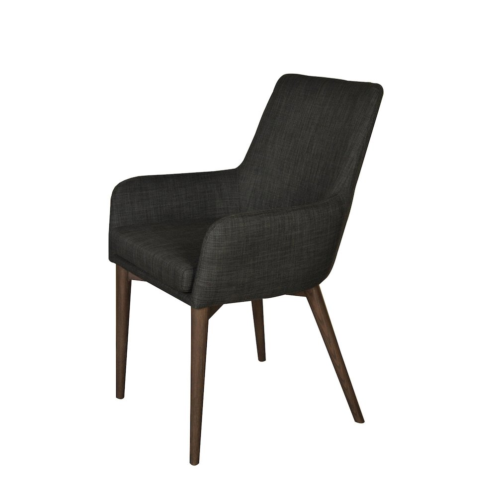 Fritz Arm Dining Chair - Dark Grey. Picture 6