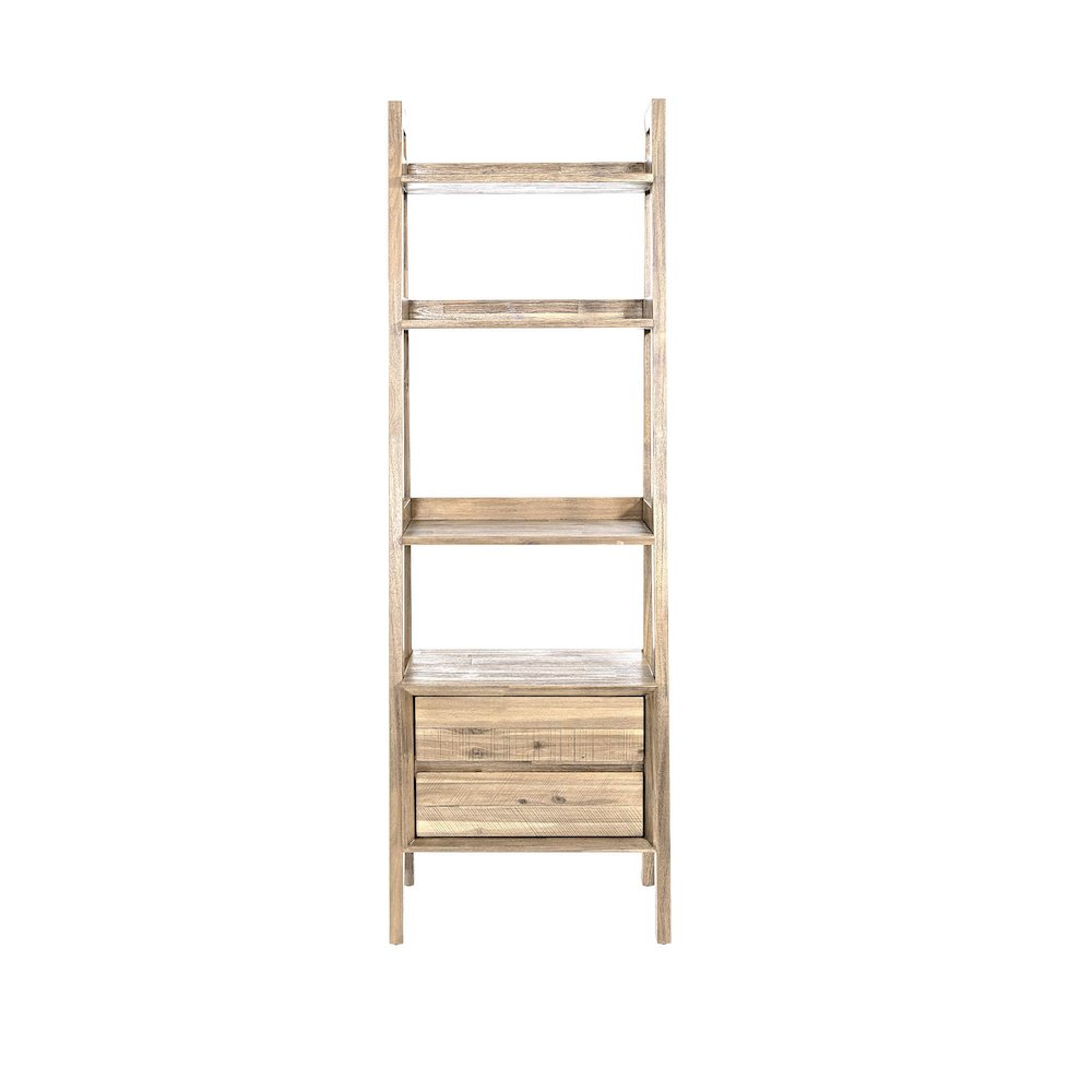 Gia Modular Bookcase - Light Driftwood. Picture 4