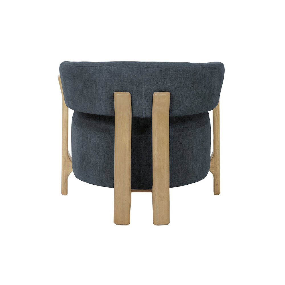 Harlow Club Chair - Spruce Grey Chenille. Picture 6