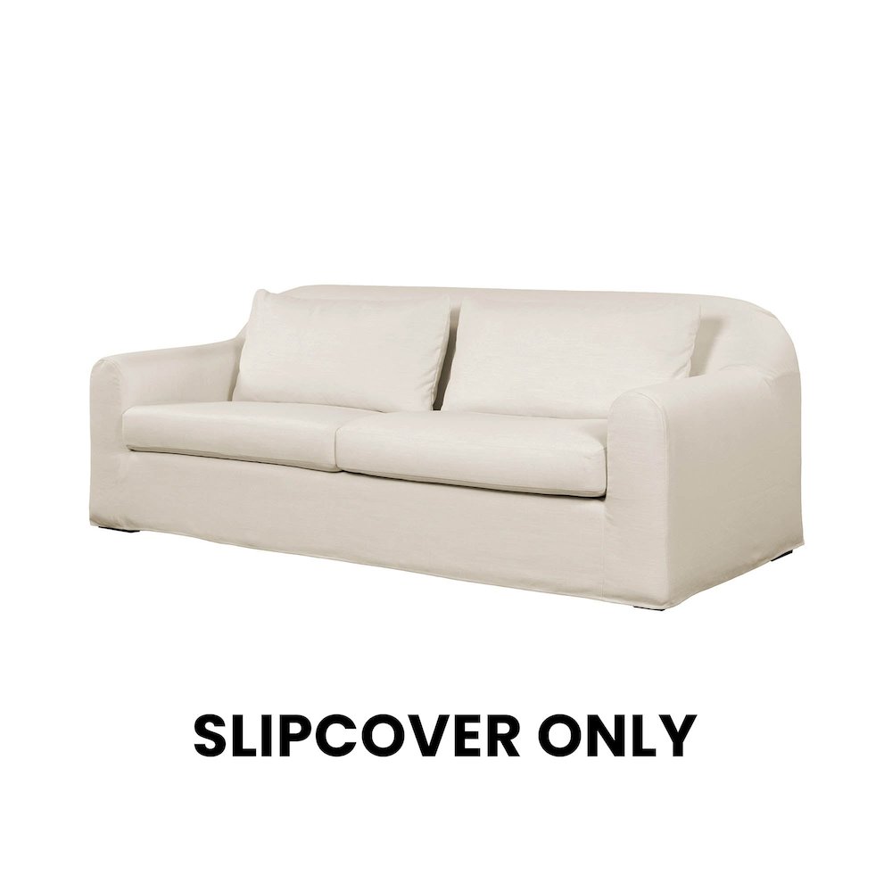 Harper Slipcover Only - Linen Ivory. Picture 2