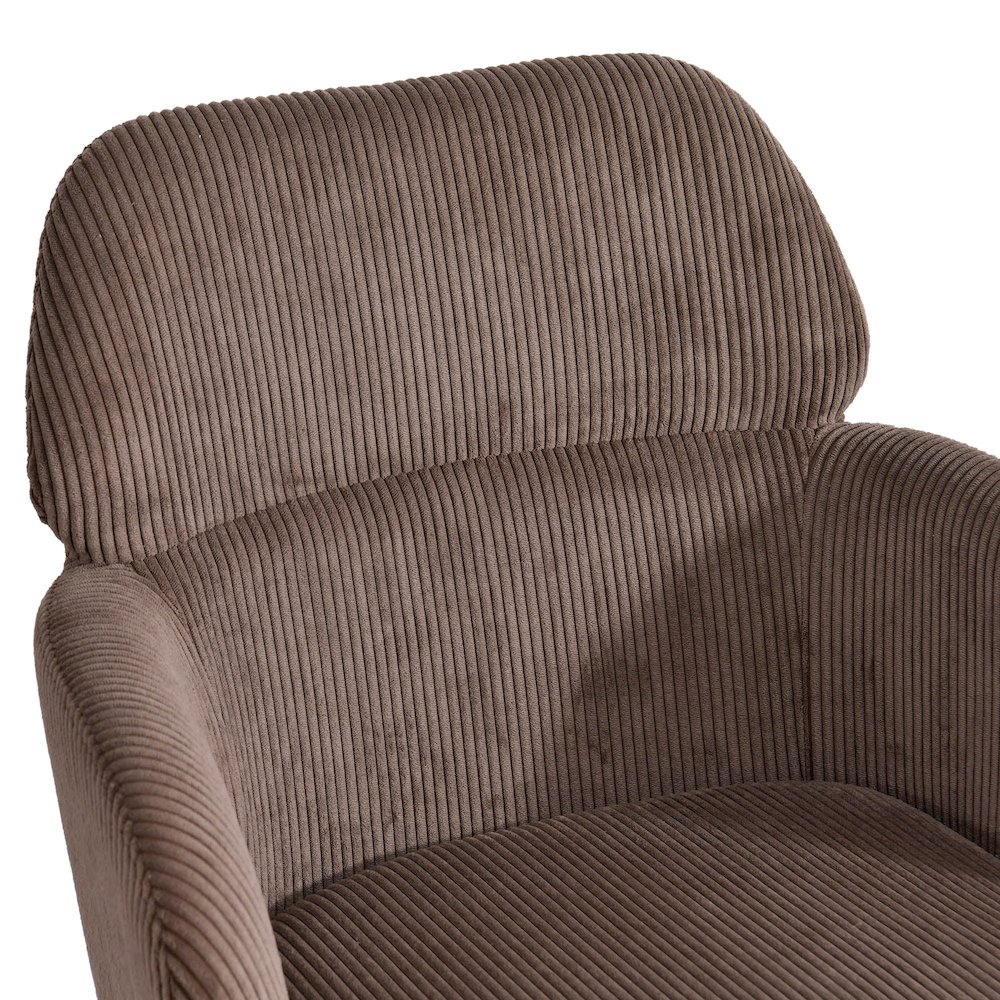 Allegra Counter Stool - Corduroy Brown. Picture 9