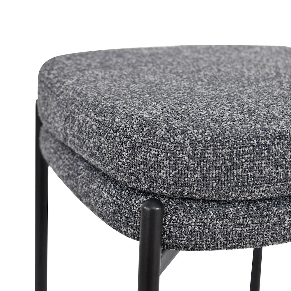 Nina Counter Stool - Chunky Grey. Picture 6