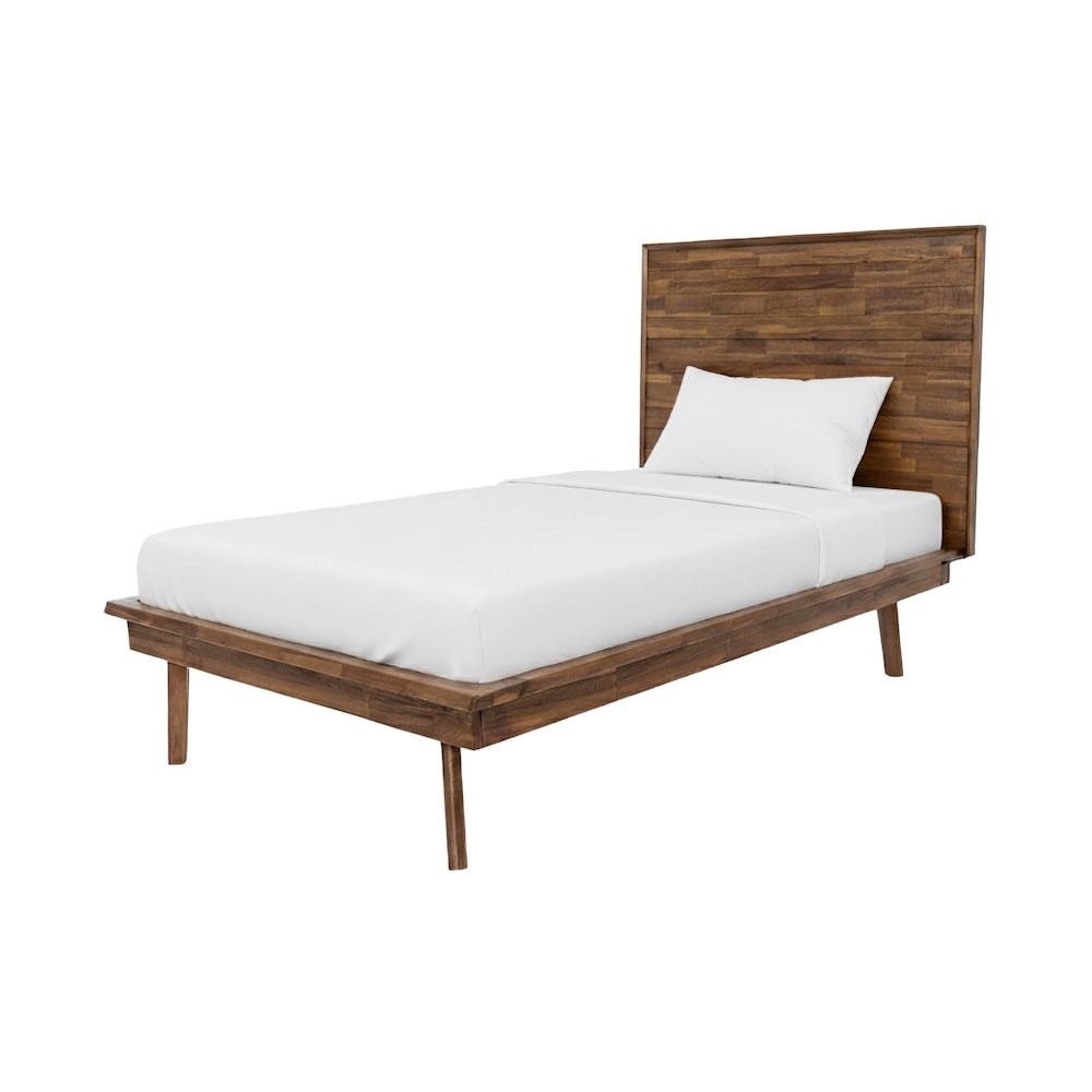Gia Single Bed - Warm Pecan. Picture 4