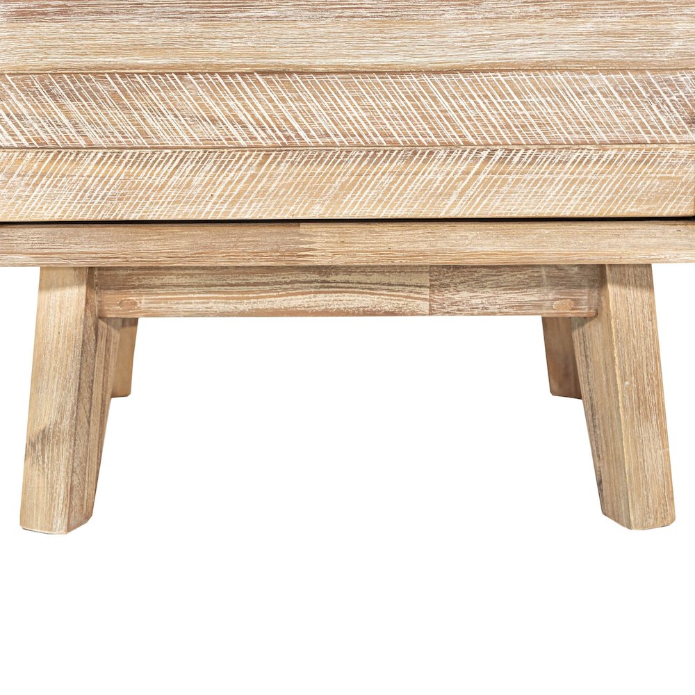 Gia 2 Drawer Nightstand - Light Driftwood. Picture 19