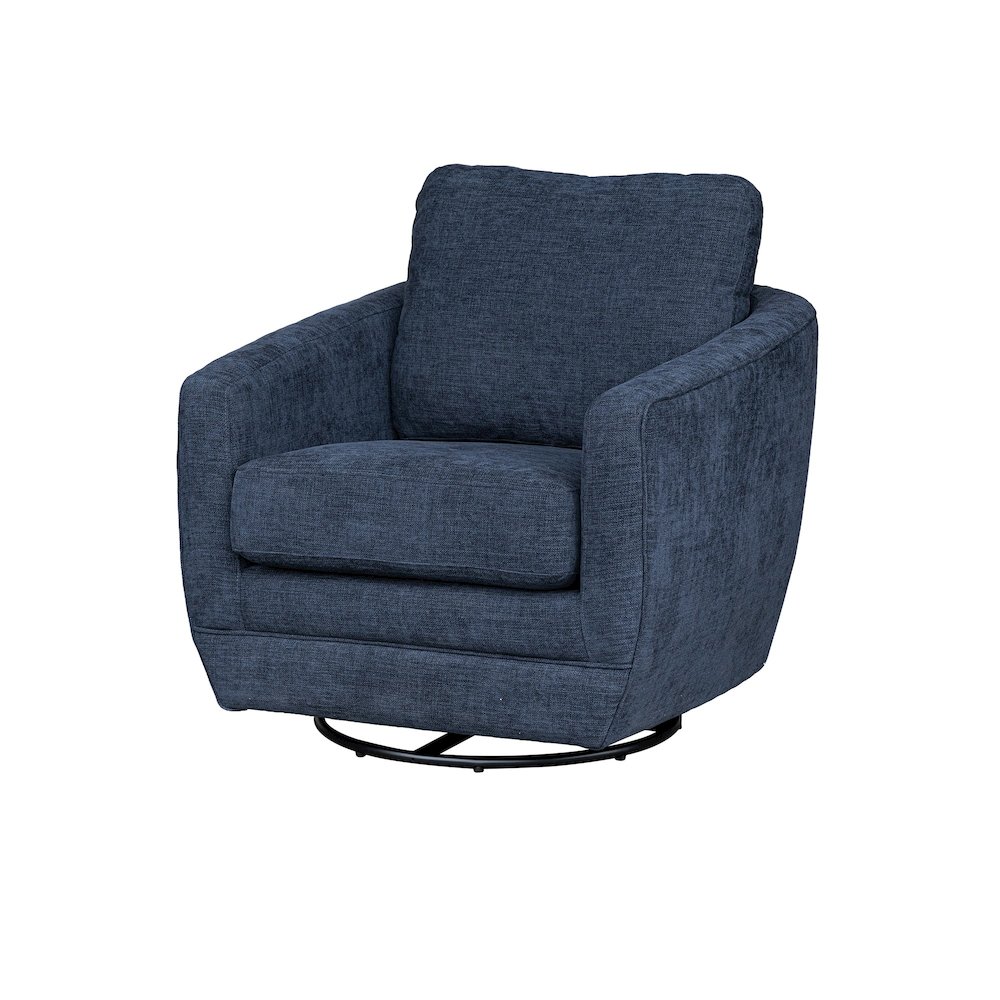Baltimo Swivel Glider - Midnight Blue (VT). Picture 1