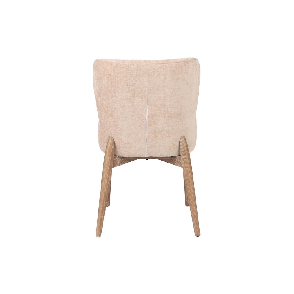 Uffizi Dining Chair - Champagne Chenille. Picture 6