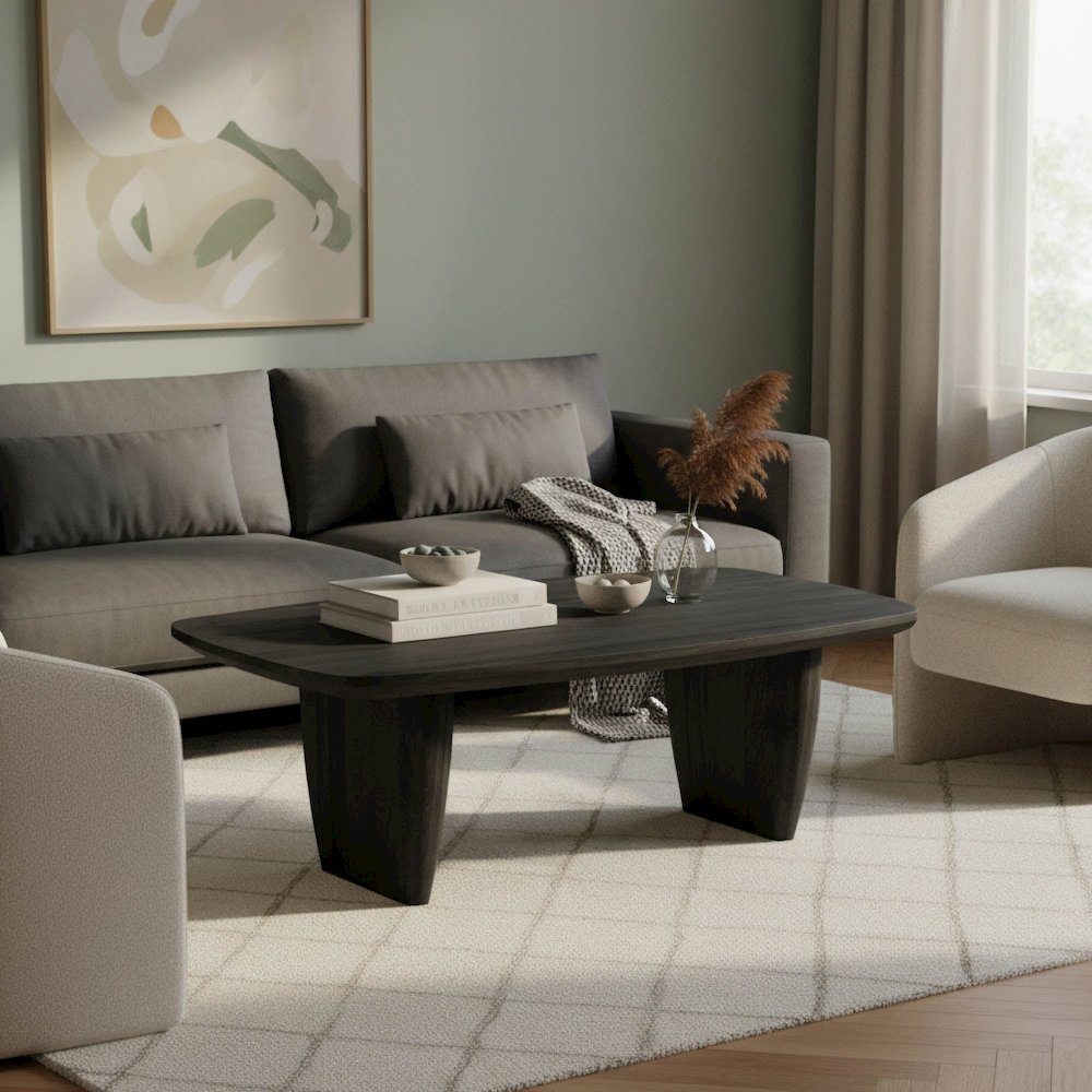 Tonic Coffee Table - Black Oak. Picture 7