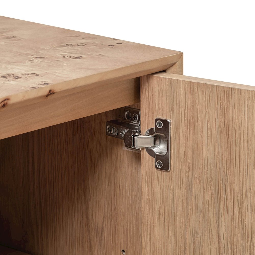 Mappa 3 Door Sideboard - Light Burl. Picture 8