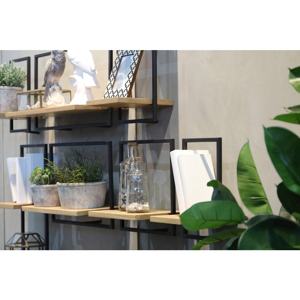 D-Bodhi Metal Frame Wall Box - Natural - Type E (1/box). Picture 5