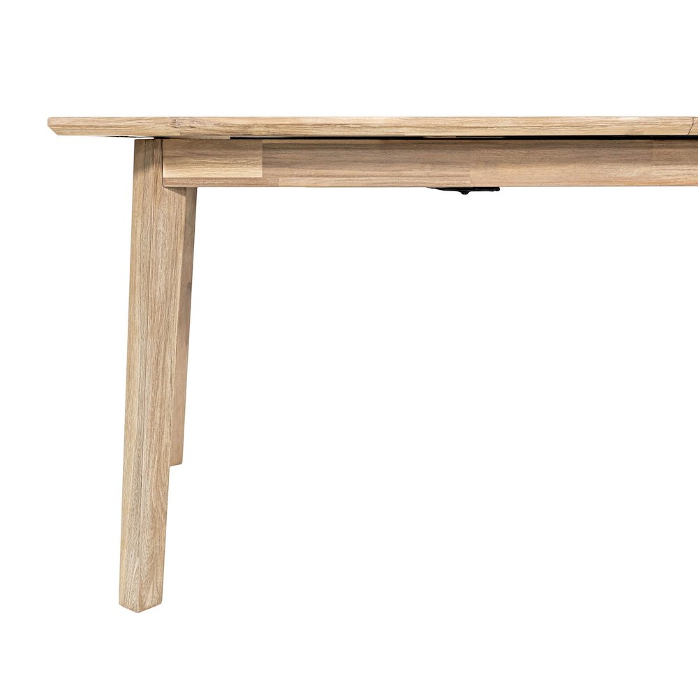 Gia Extension Dining Table 71/102" - Light Driftwood. Picture 11