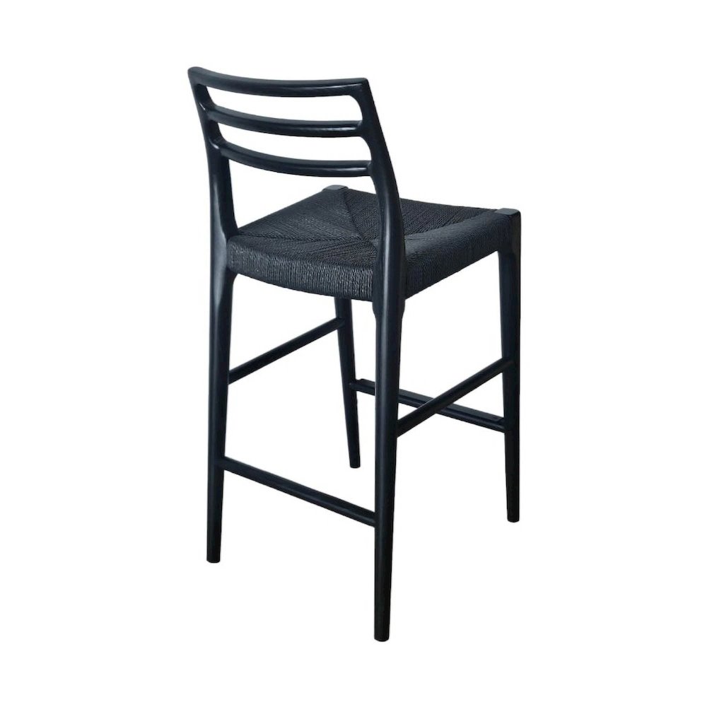 Java Bar Stool with 28" Seat Height - Black. Picture 6