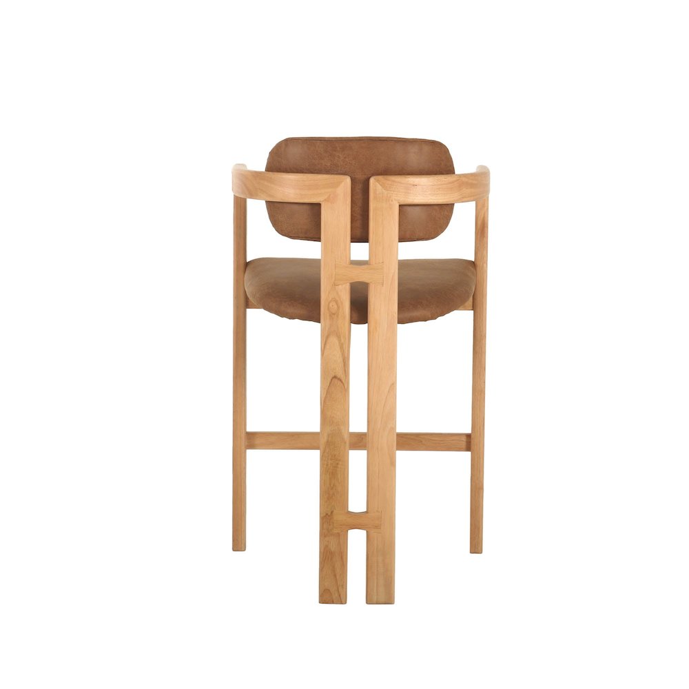 Monterrey Counter Stool - Cognac. Picture 8