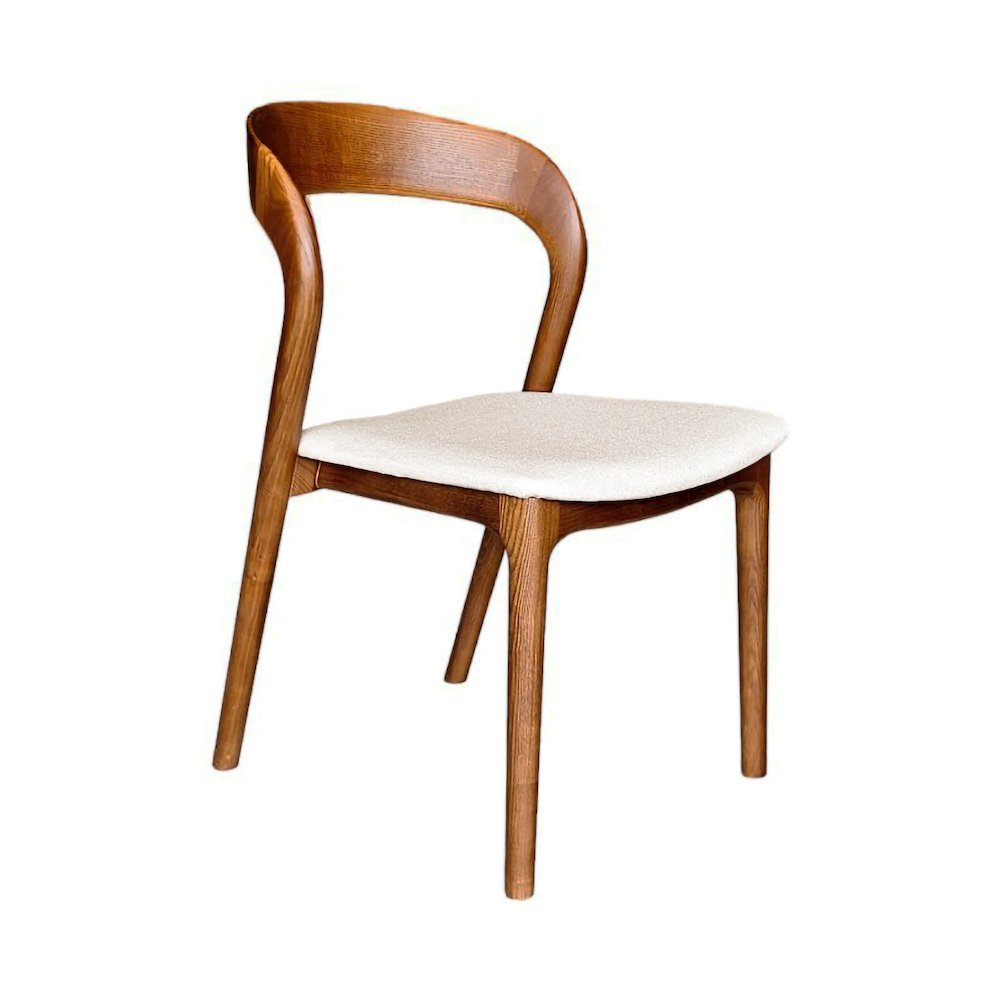 Rotondo Dining Chair - Walnut Frame. Picture 5