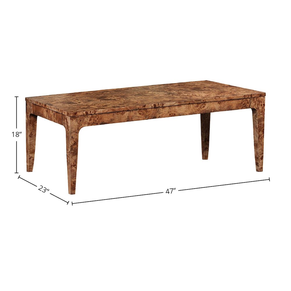 Mappa Coffee Table - Dark Burl. Picture 3